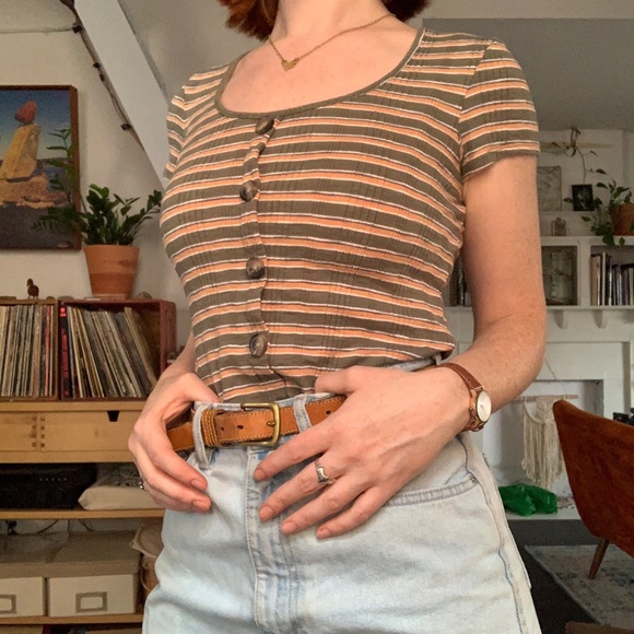 Retro striped t-shirt - Picture 2 of 3